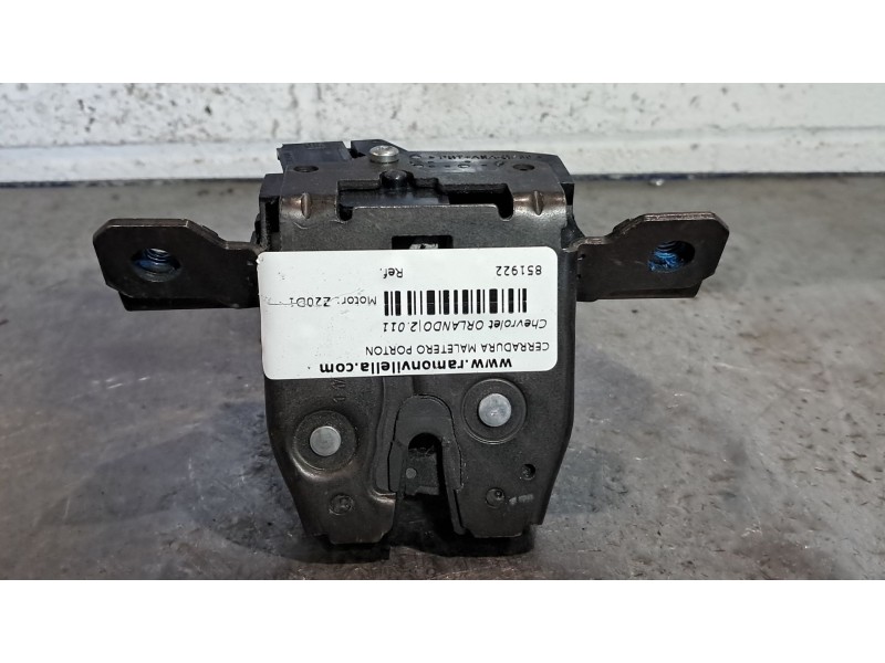 Recambio de cerradura maletero porton para chevrolet orlando ltz referencia OEM IAM   