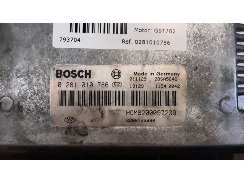 Recambio de centralita motor uce para renault laguna ii grandtour (kg0) referencia OEM IAM 0281010786  