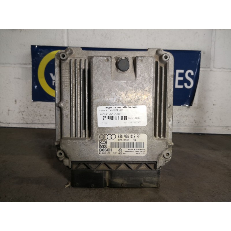 Recambio de centralita motor uce para audi a3 (8p) 2.0 tdi ambiente referencia OEM IAM 0281011905  