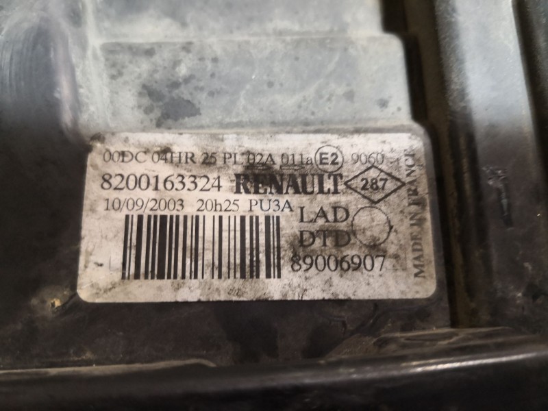 Recambio de faro derecho para renault laguna ii grandtour (kg0) 1.9 dci diesel referencia OEM IAM 8200163324 89006907 