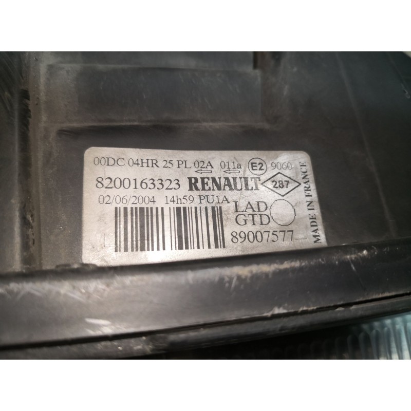 Recambio de faro izquierdo para renault laguna ii grandtour (kg0) 1.9 dci diesel referencia OEM IAM 8200163323 89007577 