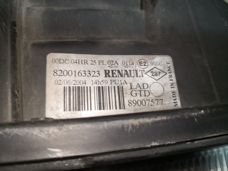 Recambio de faro izquierdo para renault laguna ii grandtour (kg0) 1.9 dci diesel referencia OEM IAM 8200163323 89007577 