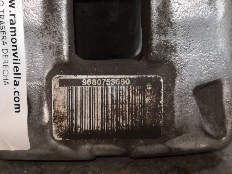 Recambio de pinza freno trasera derecha para peugeot 207 1.6 hdi referencia OEM IAM 9680753680  