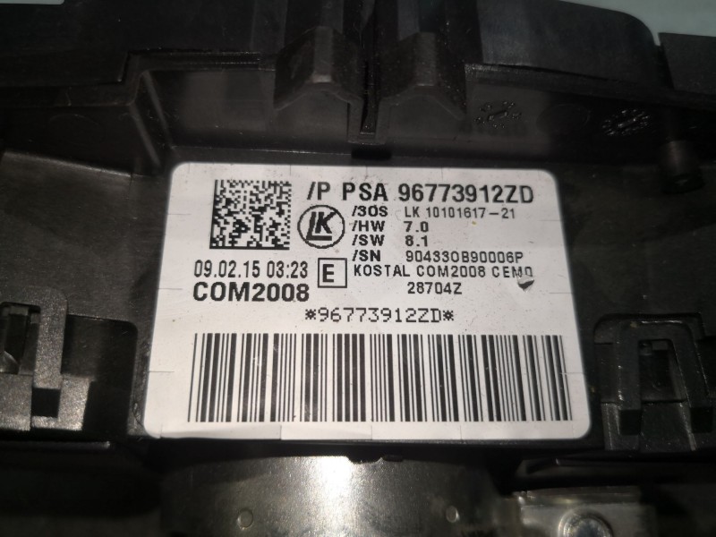 Recambio de anillo airbag para peugeot 5008 1.6 blue-hdi fap referencia OEM IAM 96773912ZD COM2008 