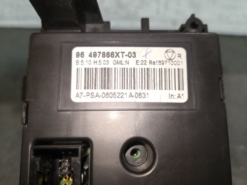Recambio de mando climatizador para peugeot 207 1.6 16v turbo cat (5fx / ep6dt) referencia OEM IAM 96497866XT  