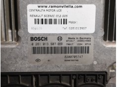 Recambio de centralita motor uce para renault scenic ii grand confort dynamique referencia OEM IAM 0281013907 8200705747 8200705 2
