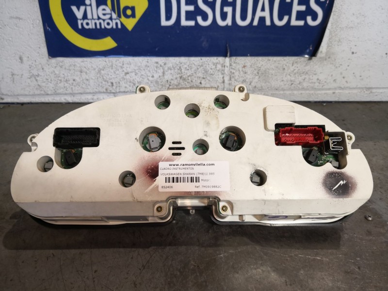 Recambio de cuadro instrumentos para volkswagen sharan (7m8) referencia OEM IAM 7M0919882C 95VW10849YG 