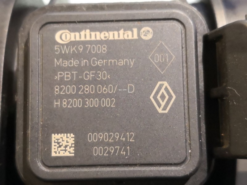 Recambio de caudalimetro para nissan qashqai (j10) acenta referencia OEM IAM 5WK97008  