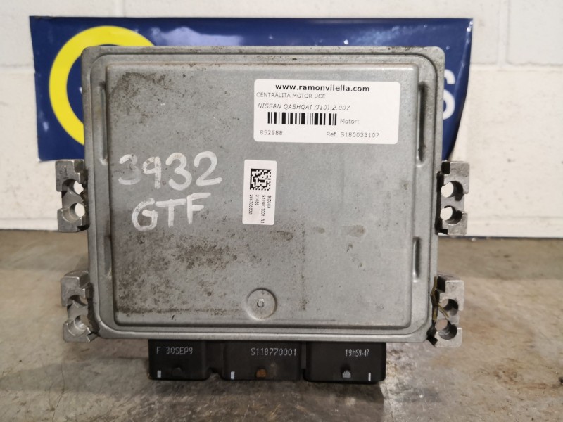 Recambio de centralita motor uce para nissan qashqai (j10) acenta referencia OEM IAM S180033107  