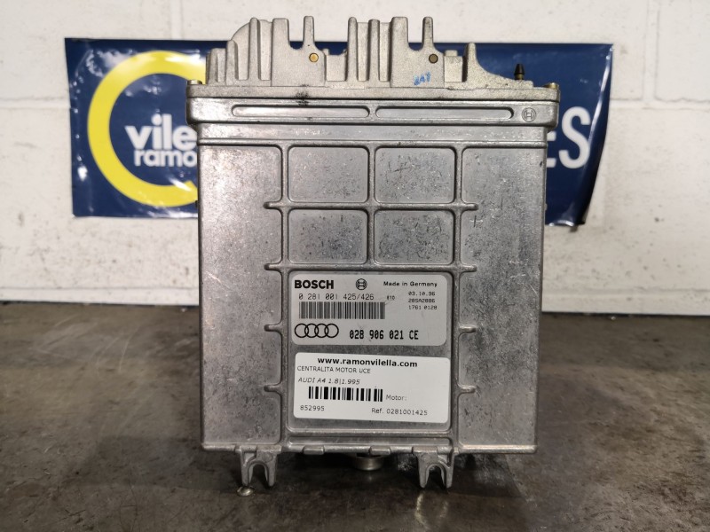 Recambio de centralita motor uce para audi a4 1.8 referencia OEM IAM 0281001425  
