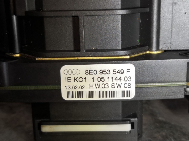Recambio de mando intermitentes para audi a4 avant (8e) 1.9 tdi (96kw) referencia OEM IAM 8E0953549F 8E0953503C 