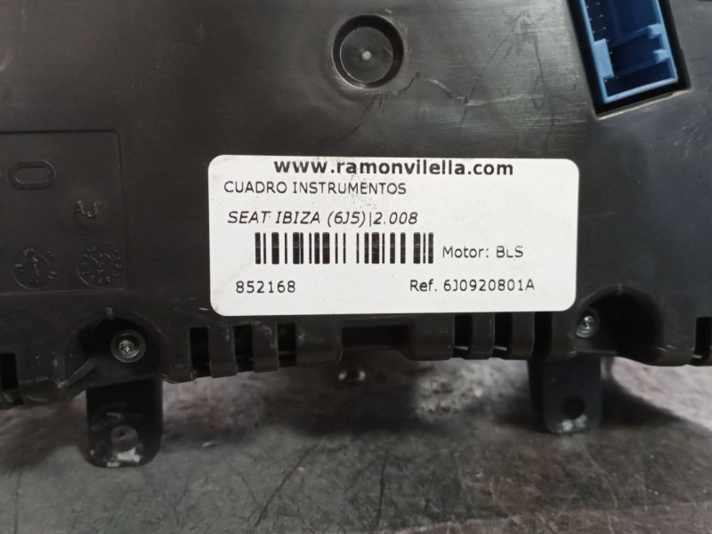 Recambio de cuadro instrumentos para seat ibiza (6j5) sport referencia OEM IAM 6J0920801A  
