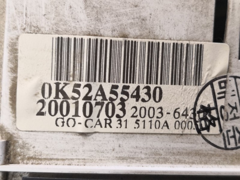 Recambio de cuadro instrumentos para kia carnival 2.9 crdi cat referencia OEM IAM 0K52A55430 20010703 