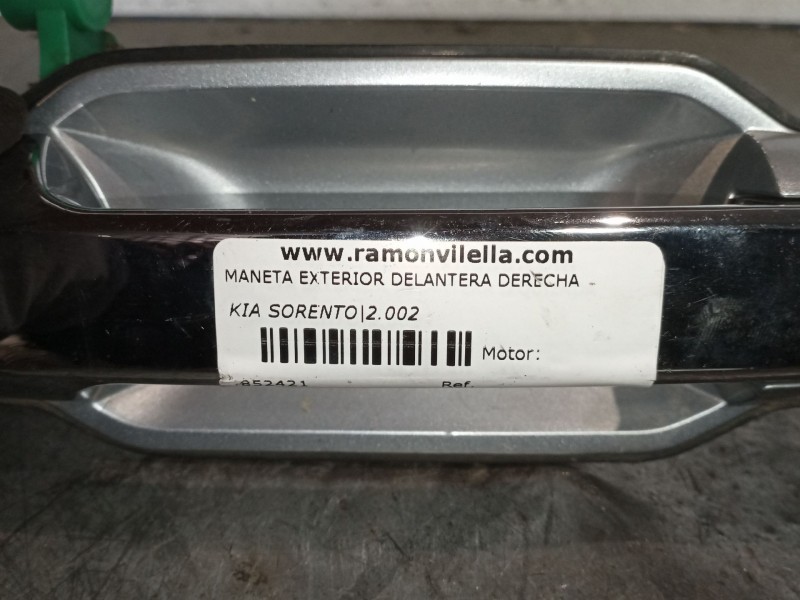 Recambio de maneta exterior delantera derecha para kia sorento 2.4 16v cat referencia OEM IAM   