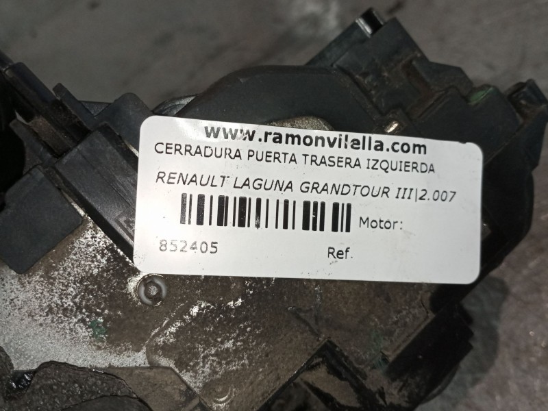Recambio de cerradura puerta trasera izquierda para renault laguna grandtour iii dynamique referencia OEM IAM   