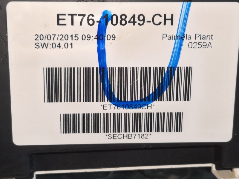 Recambio de cuadro instrumentos para ford transit courier  | 0.13 - ...  | 0.13 - ... referencia OEM IAM ET7610849CH  