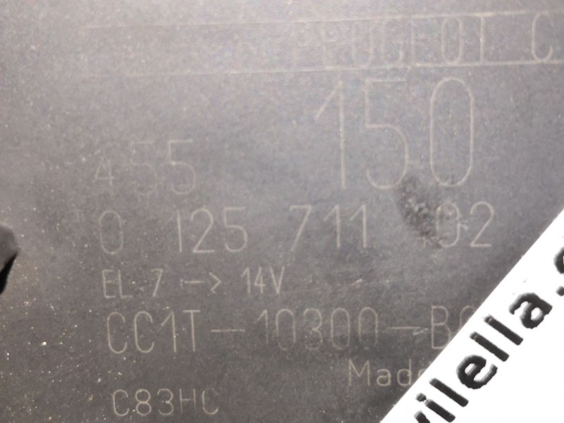 Recambio de alternador para peugeot boxer caja cerrada (bat. 3450) hdi (335) referencia OEM IAM 0125711402  