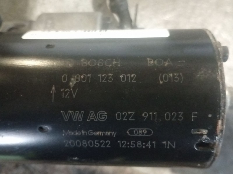 Recambio de motor arranque para seat ibiza (6j5) reference referencia OEM IAM 0001123012  