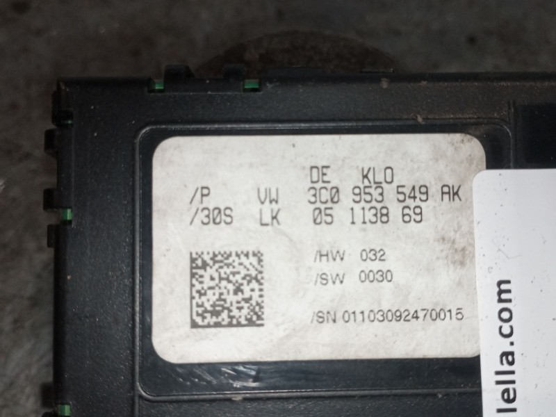 Recambio de centralita para volkswagen passat berlina (3c2) 2.0 tdi referencia OEM IAM 3C0953549AK  