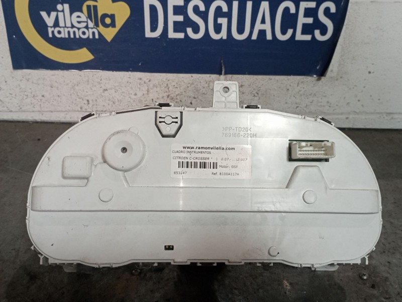 Recambio de cuadro instrumentos para citroen c-crosser  | 0.07 - ...  | 0.07 - ... referencia OEM IAM 8100A117A  