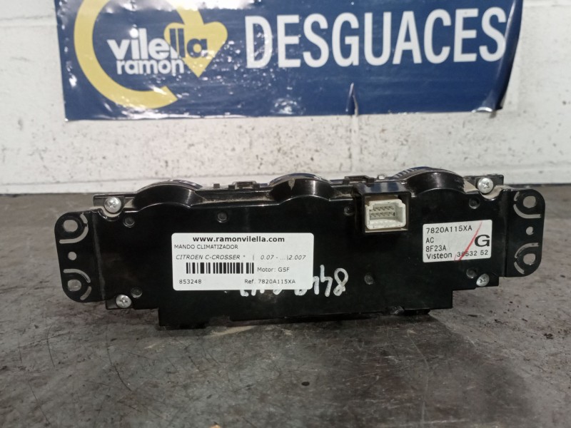 Recambio de mando climatizador para citroen c-crosser  | 0.07 - ...  | 0.07 - ... referencia OEM IAM 7820A115XA  