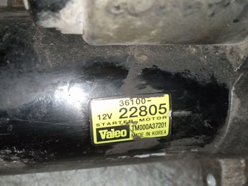 Recambio de motor arranque para hyundai matrix (fc)  | 0.01 - ...  | 0.01 - ... referencia OEM IAM 3610022805  
