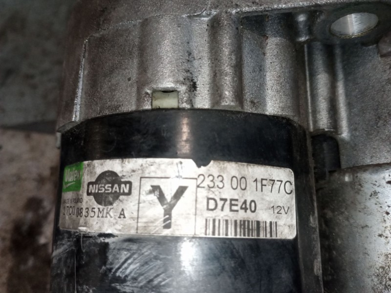 Recambio de motor arranque para nissan micra (k12e) 25 aniversario referencia OEM IAM D7E40  