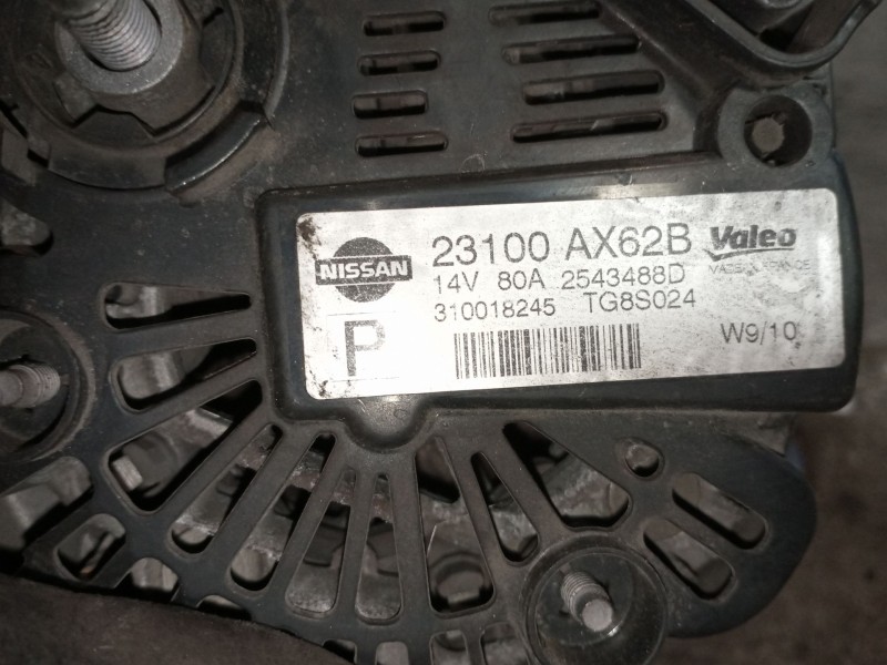 Recambio de alternador para nissan micra (k12e) 25 aniversario referencia OEM IAM 23100AX62B  