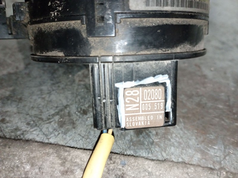 Recambio de anillo airbag para toyota auris 1.6 16v cat | 0.06 - ... 1.6 16v cat | 0.06 - ... referencia OEM IAM 02080005519  