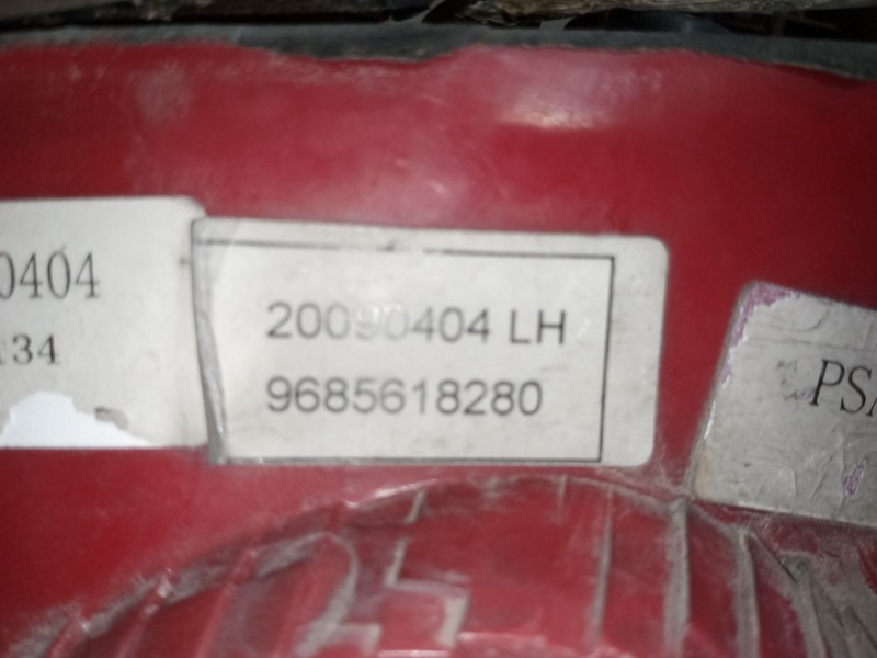 Recambio de piloto trasero izquierdo para peugeot 206+  | 0.09 - ...  | 0.09 - ... referencia OEM IAM 9685618280  