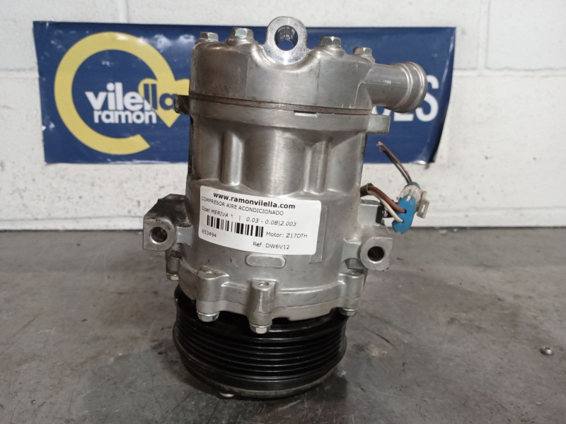 Recambio de compresor aire acondicionado para opel meriva  | 0.03 - 0.08  | 0.03 - 0.08 referencia OEM IAM DW6V12  