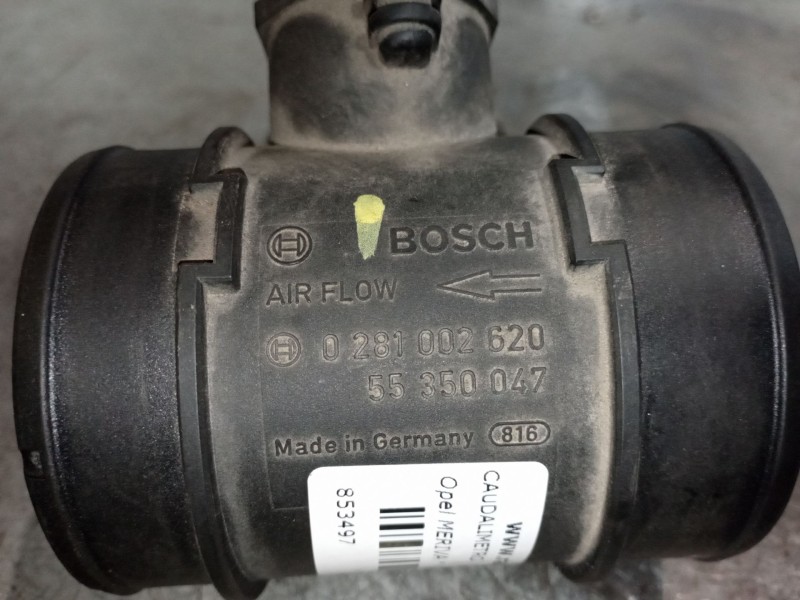 Recambio de caudalimetro para opel meriva  | 0.03 - 0.08  | 0.03 - 0.08 referencia OEM IAM 0281002620  