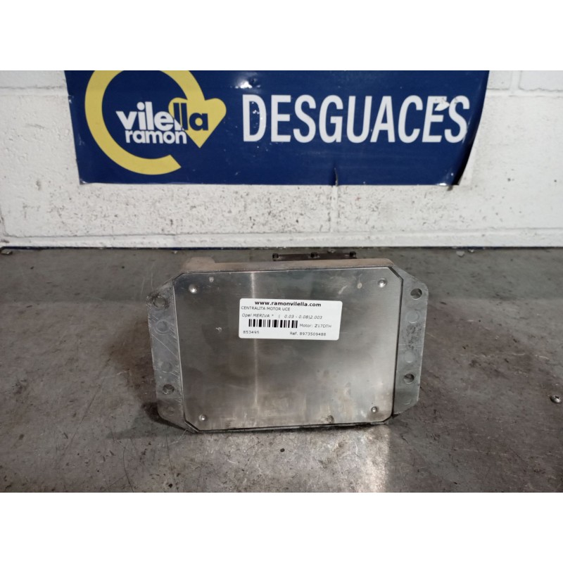 Recambio de centralita motor uce para opel meriva  | 0.03 - 0.08  | 0.03 - 0.08 referencia OEM IAM 8973509488  