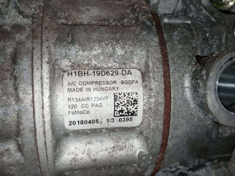 Recambio de compresor aire acondicionado para ford fiesta (ce1)  | 0.17 - ...  | 0.17 - ... referencia OEM IAM H1BH19D629DA  
