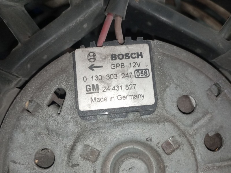 Recambio de electroventilador para opel astra g berlina 1.6 16v referencia OEM IAM 24431827  