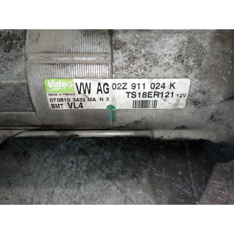 Recambio de motor arranque para seat ibiza (6j5) 1.6 tdi | 0.08 - ... 1.6 tdi | 0.08 - ... referencia OEM IAM 02Z911024K  