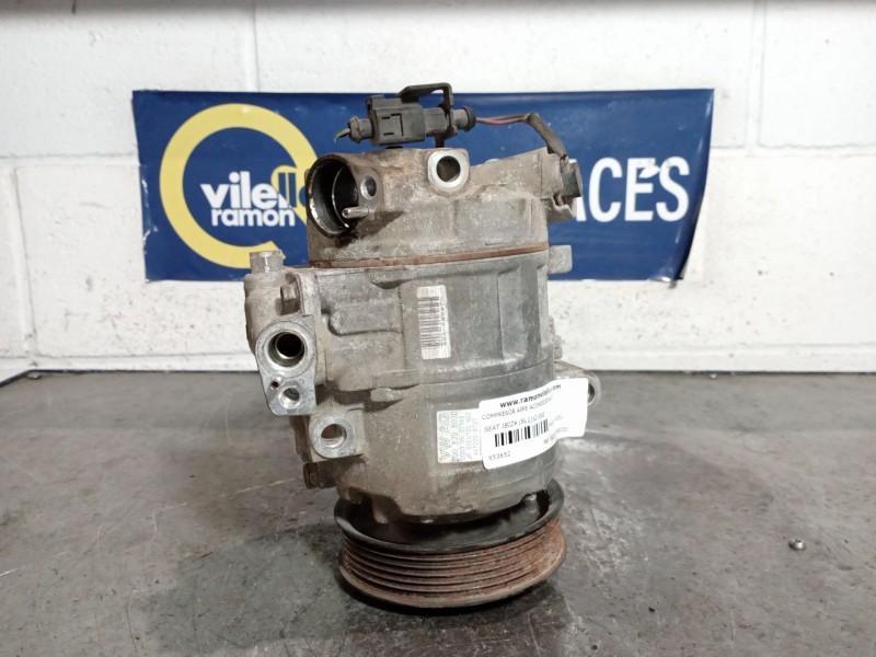 Recambio de compresor aire acondicionado para seat ibiza (6l1) referencia OEM IAM 6Q0820803D  