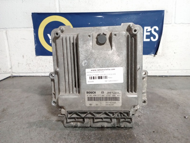 Recambio de centralita motor uce para renault master 120.28 l1 h1 referencia OEM IAM 0281030577  