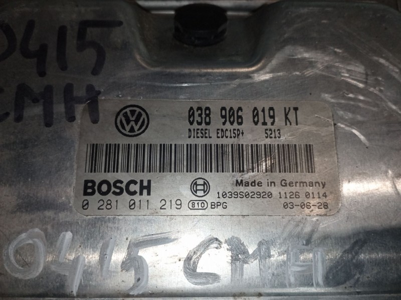 Recambio de centralita motor uce para seat ibiza (6l1) referencia OEM IAM 0281011219  