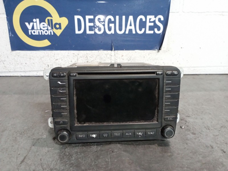 Recambio de sistema audio radio cd para volkswagen touran (1t1) 2.0 tdi referencia OEM IAM 1T0035194B  