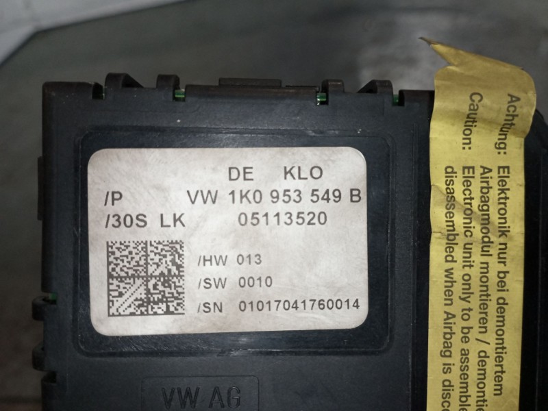 Recambio de centralita para volkswagen touran (1t1) 2.0 tdi referencia OEM IAM 1K0953549B  