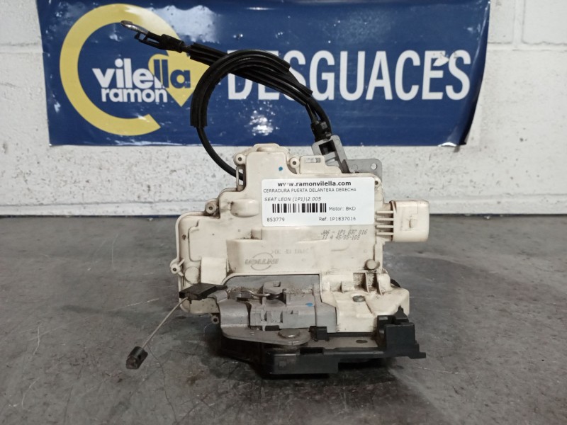 Recambio de cerradura puerta delantera derecha para seat leon (1p1) reference referencia OEM IAM 1P1837016  