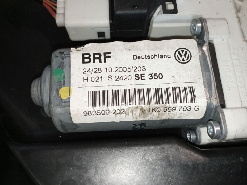 Recambio de elevalunas trasero izquierdo para seat leon (1p1) reference referencia OEM IAM 1K0959703G  