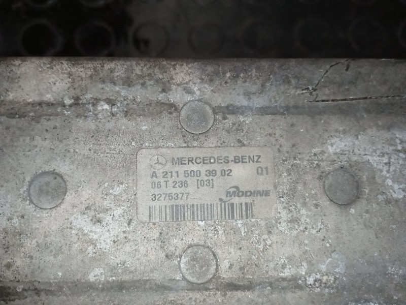 Recambio de intercooler para mercedes clase e (w211) berlina 3.0 cdi cat referencia OEM IAM A2115003902  