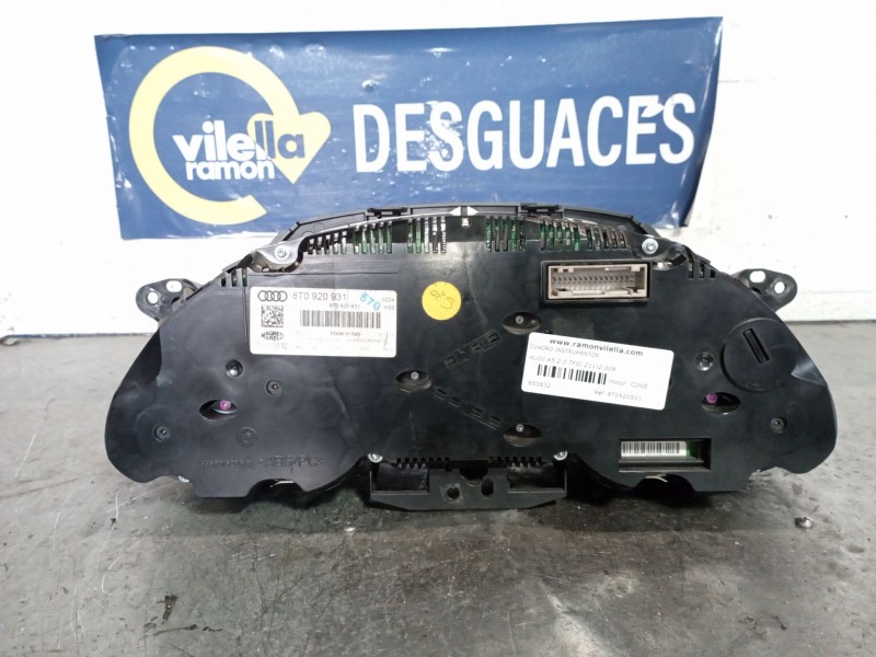 Recambio de cuadro instrumentos para audi a5 2.0 tfsi 211 referencia OEM IAM 8T0920931  