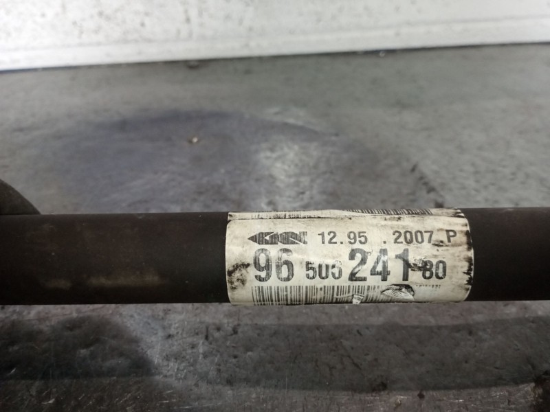 Recambio de transmision delantera derecha para citroen c3 1.4 hdi audace referencia OEM IAM 9650624180  