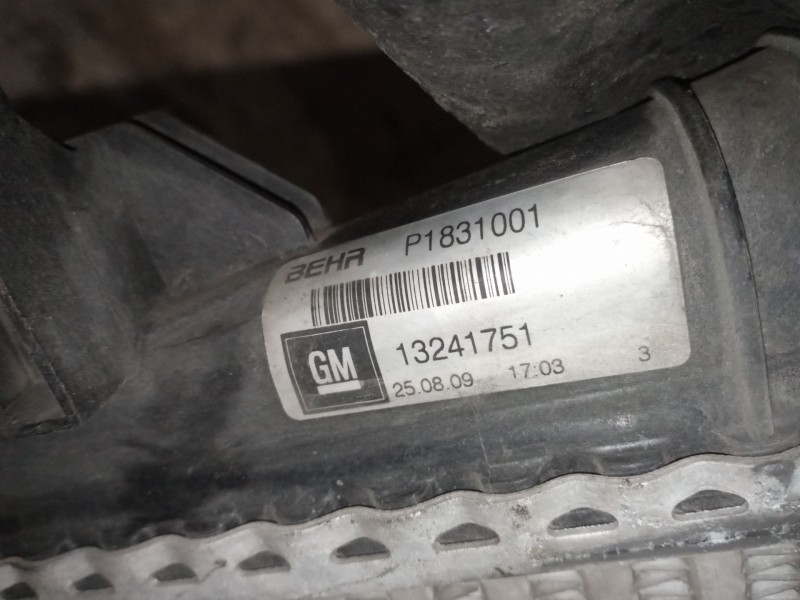 Recambio de intercooler para opel insignia sports tourer  | 0.08 - ...  | 0.08 - ... referencia OEM IAM 13241751  