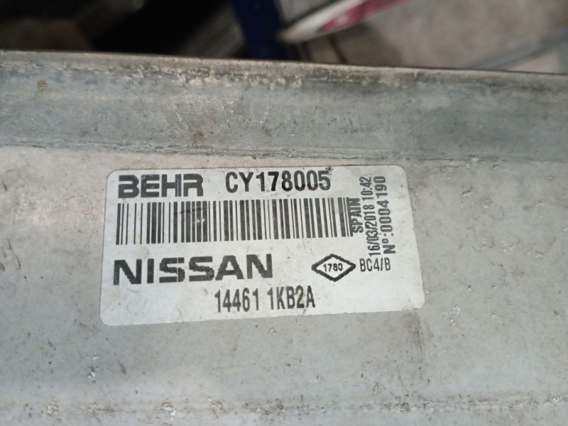 Recambio de intercooler para nissan nv 200 (m20) kasten comfort referencia OEM IAM 144611KB2A  