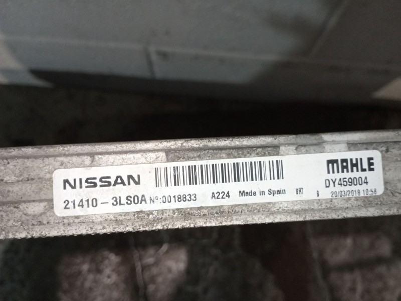 Recambio de radiador agua para nissan nv 200 (m20) kasten comfort referencia OEM IAM 214103LS0A  