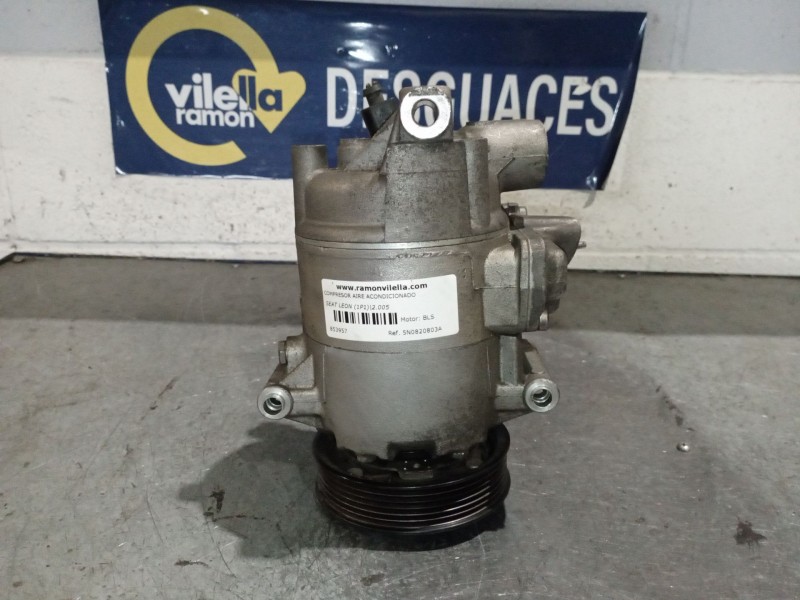 Recambio de compresor aire acondicionado para seat leon (1p1) reference referencia OEM IAM 5N0820803A  